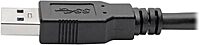 Tripp Lite USB 3.0 SuperSpeed A/A Cable for U325 Keystone Panel Mount Couplers Black M/M 6ft 6' (U325-006) 6 ft.