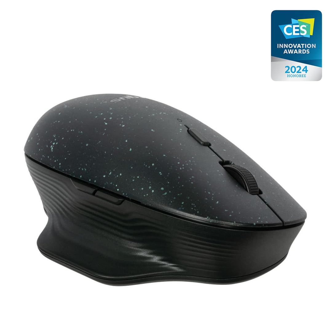 Targus ErgoFlip EcoSmart Sustainable Ambidextrous Full-Size Mouse - Gaming-Level Mouse Compatible with Chrome OS, Windows