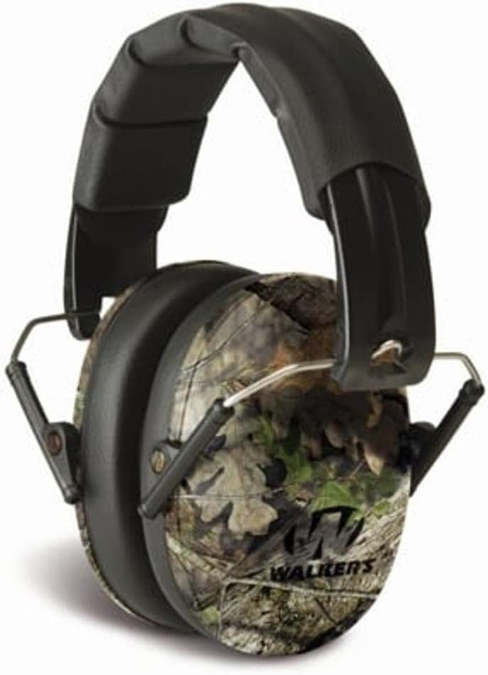 WALKER'S Pro Low-Profile Folding Earmuffs NRR 22 dB