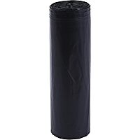 Genuine Joe GJO01535 Heavy Duty Low-Density Puncture Resistant Can Liner, 60 gallon Capacity, 56" Length x 39" Width x 1.50 mil Thickness, Black (Box of 50)