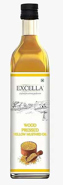 EXCELLA- WOOD PRESSED MUSTARD OIL 1 LTR