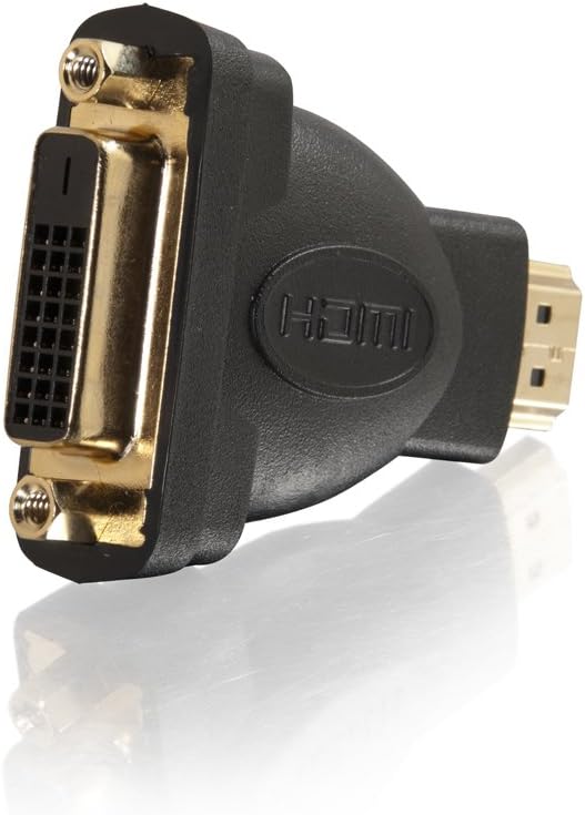 C2G 40745 Velocity DVI-D Female to HDMI Male Inline Adapter, Black