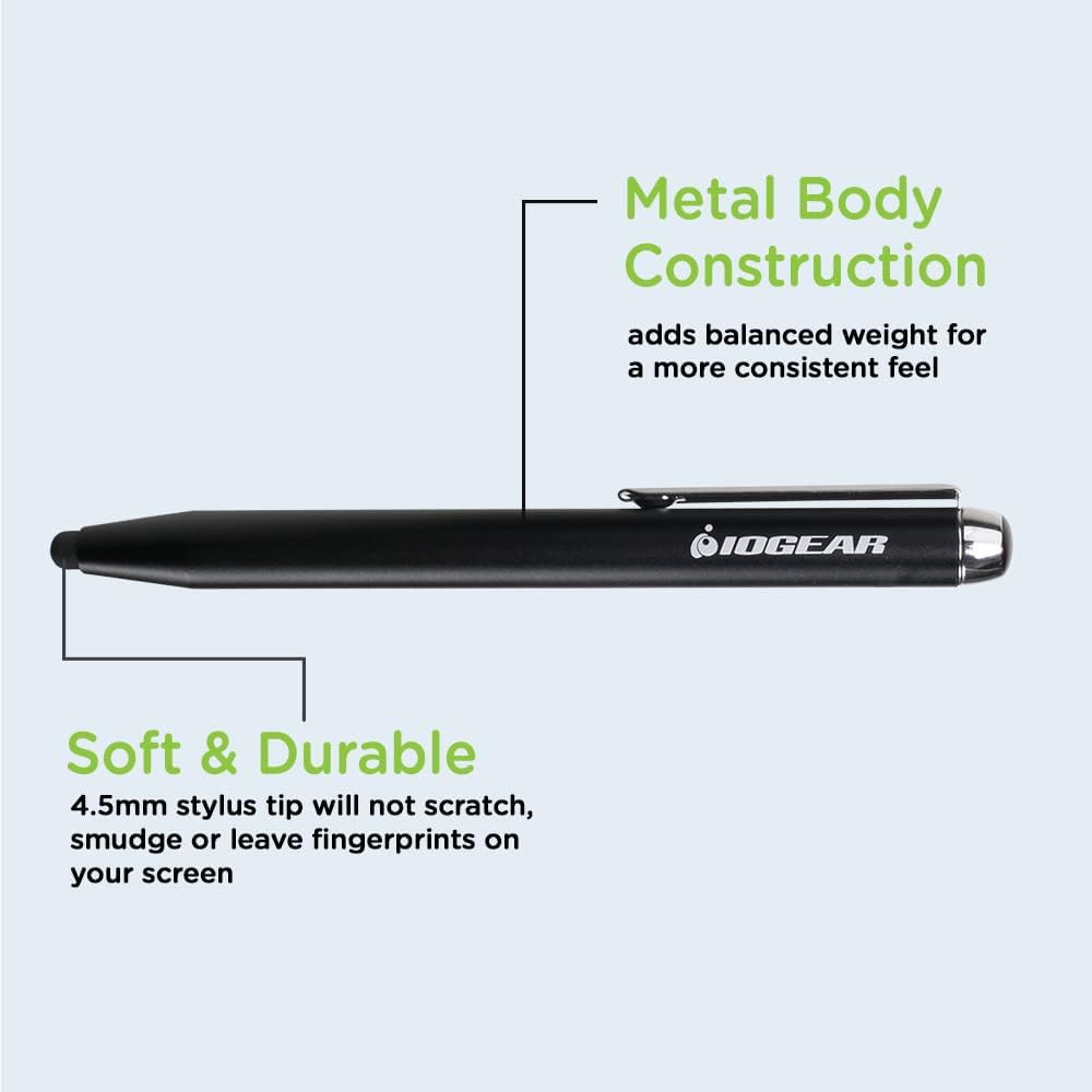 IOGEAR Accu-Tip Stylus for Tablets and Smartphone, GSTY200