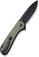 CIVIVI Elementum II Pocket Folding Knife 2.96in Blade Button Lock Deep-Carry Clip