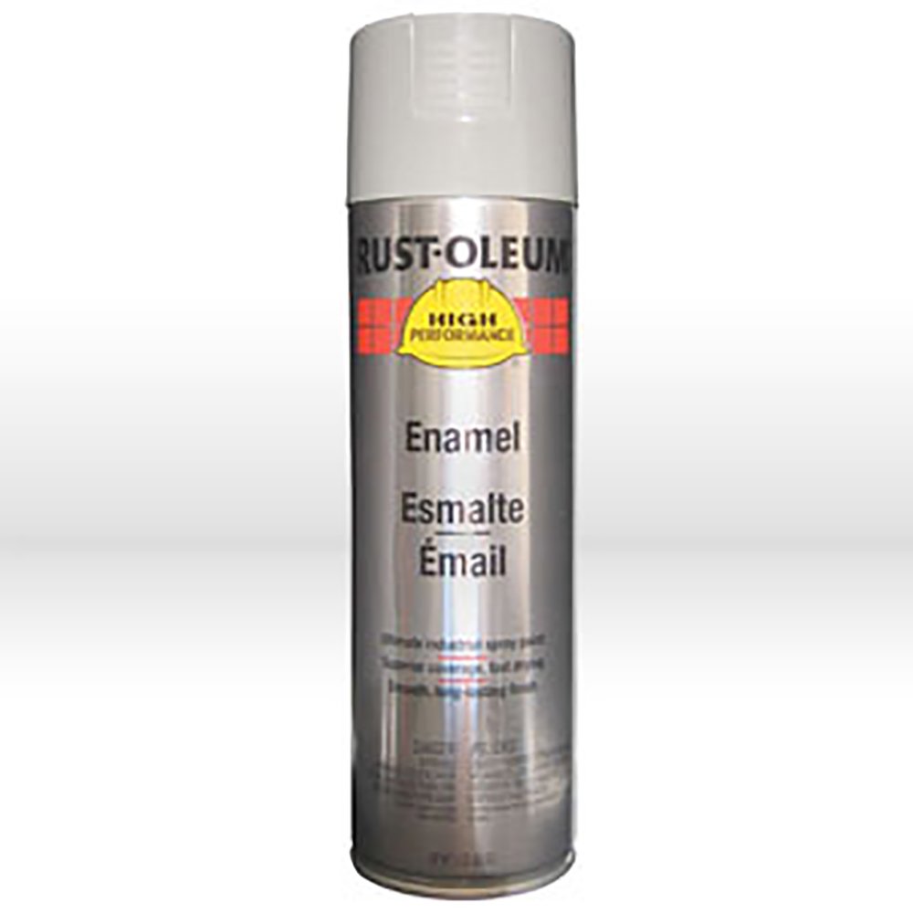 Rust-Oleum V2100 High Performance Rust Preventive Enamel Spray Paint, Light Machine Gray, Gloss, 15 oz