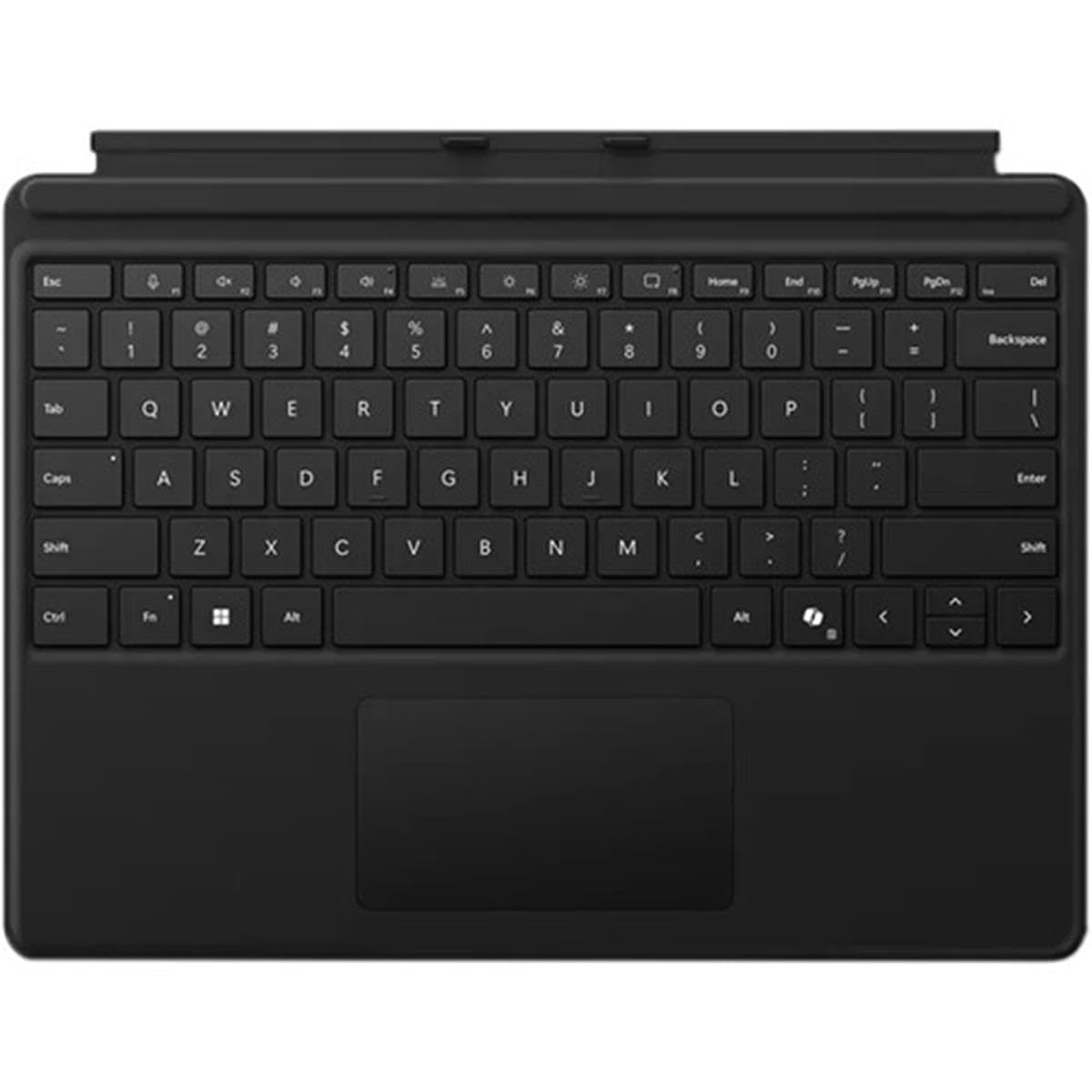 Microsoft Surface Pro Keyboard Without Pen Storage for Surface Pro Copilot+ (11th Edition), Pro 10, 9, 8, and X, Black