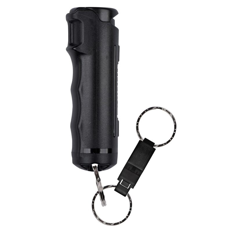 SABRE 2-in-1 Pepper Gel with Detachable Safety Whistle Keychain