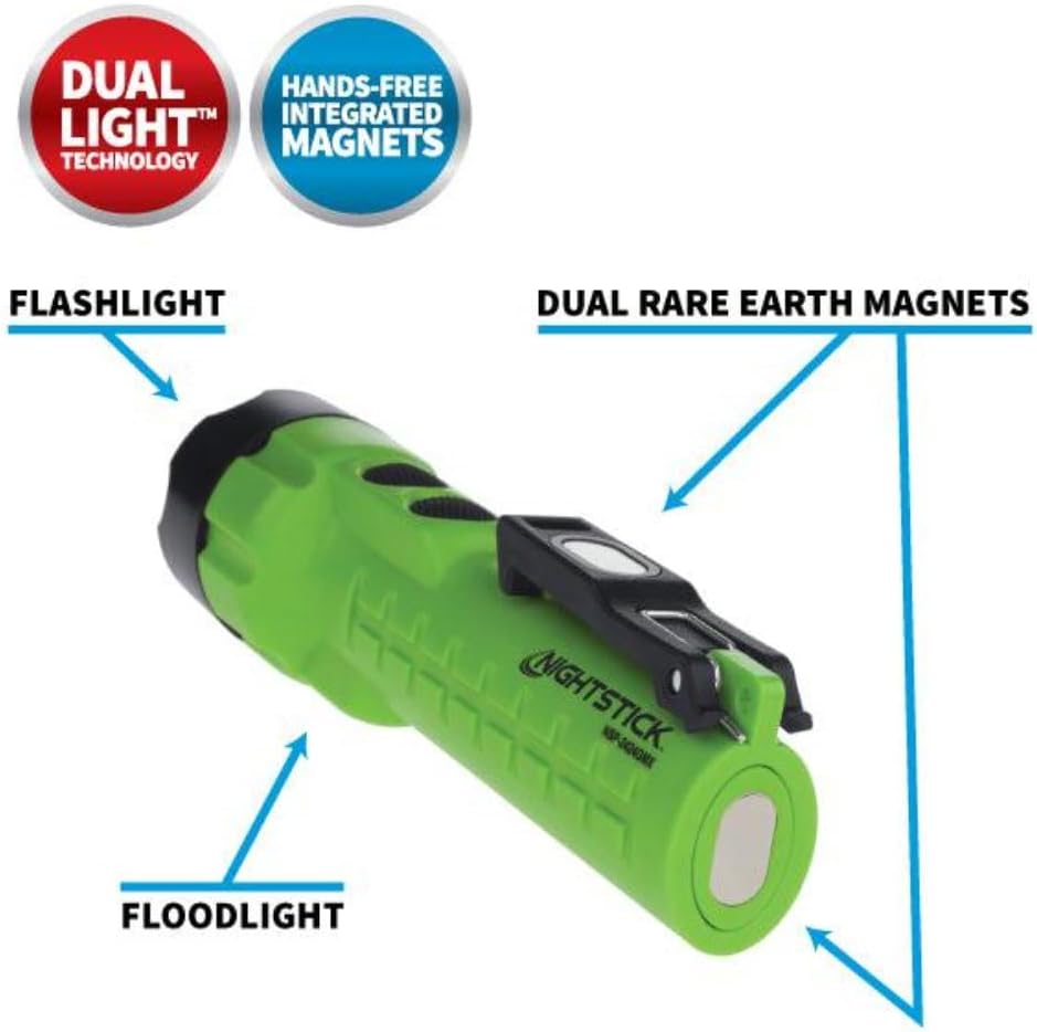 Nightstick NSP-2424 Dual-Light Handheld Flashlight