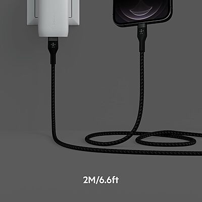 Belkin BoostCharge Pro Flex Braided USB-C to Lightning Cable