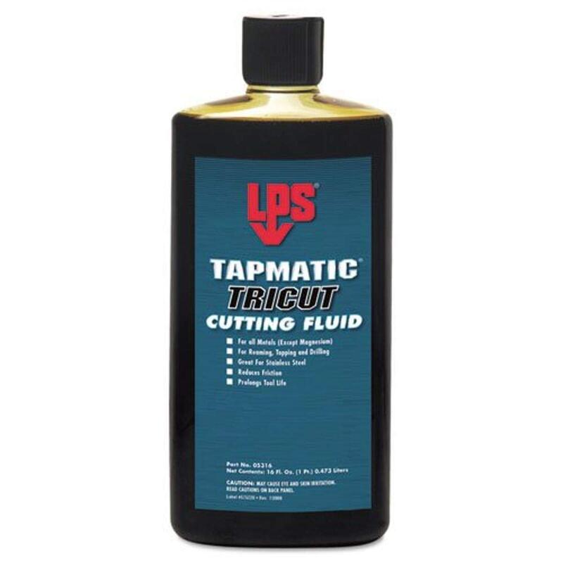 LPS Tapmatic TriCut Cutting Fluid, 16 oz Bottle - Metalworking Lubricant