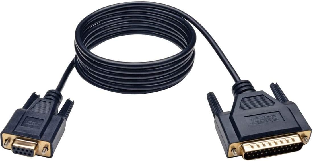 Tripp Lite Null Modem Serial RS232 Cable (DB9 to DB25 F/M) 6-ft. (P456-006)