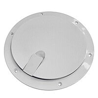 Sea-Dog Pop-Out Textured Deck Plate - White - 6"