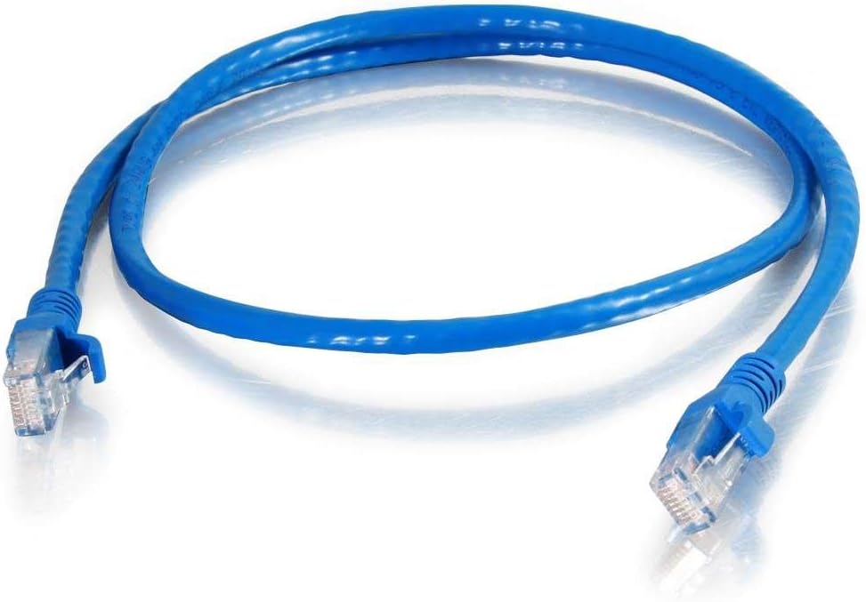 C2G 10313 Cat6 Cable - Snagless Unshielded Ethernet Network Patch Cable, TAA Compliant, Blue (3 Feet, 0.91 Meters)