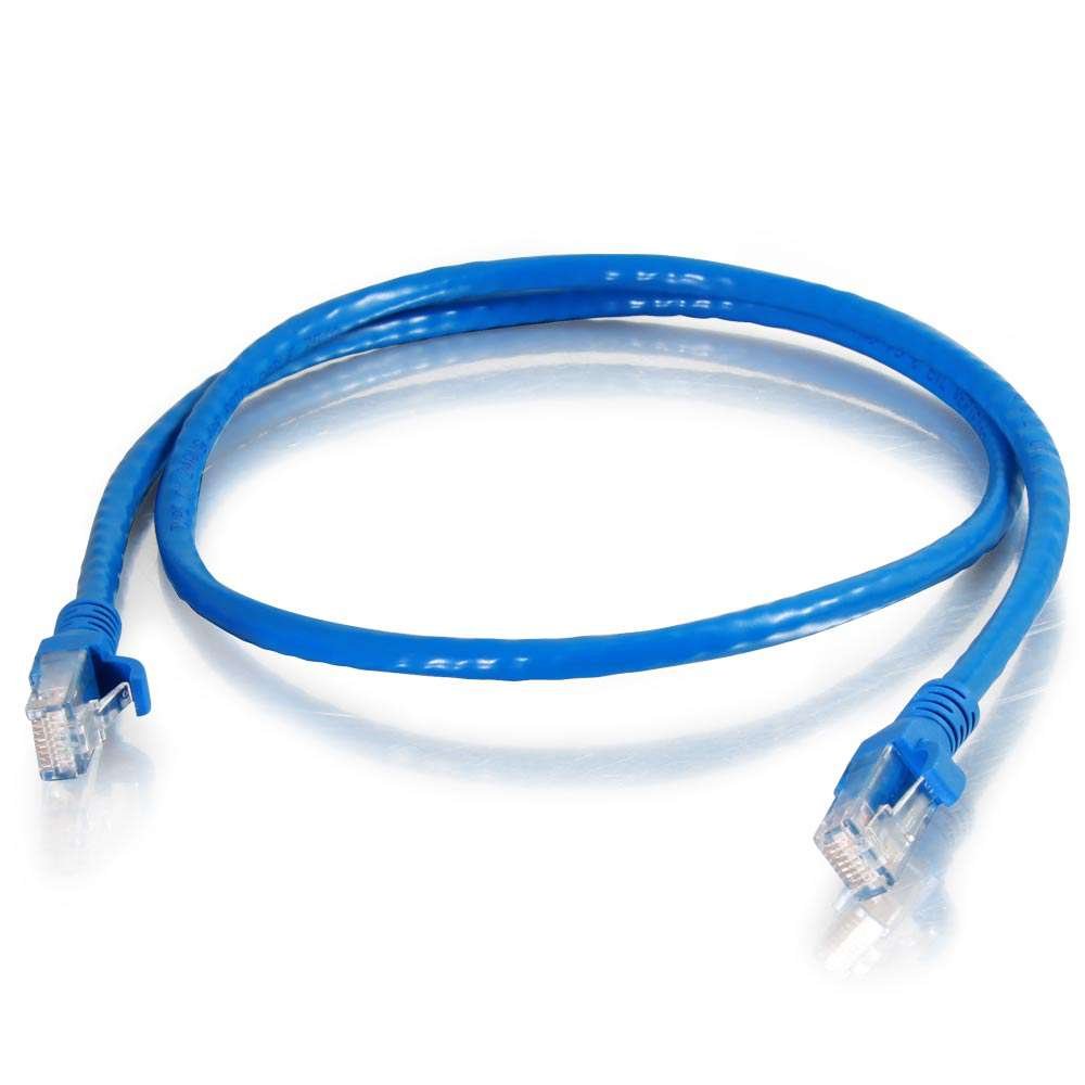 C2G 10313 Cat6 Cable - Snagless Unshielded Ethernet Network Patch Cable, TAA Compliant, Blue (3 Feet, 0.91 Meters)
