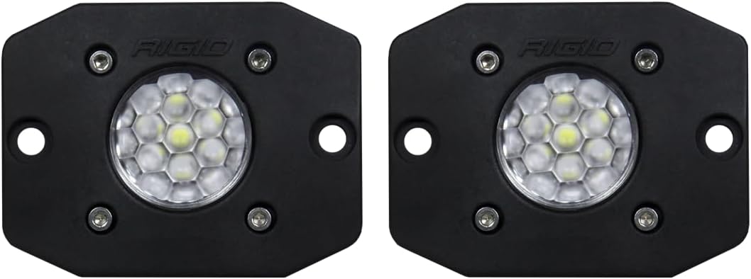 RIGID INDUSTRIES Ignite Backup Kit Black Flood Flush Mount: Mounting Accessories For Offroad Use