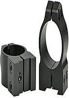 WARNE 1B1M CZ Permanently Attached Scope Rings, Solid Steel, Vertically Split, 1 inch, Med Matte