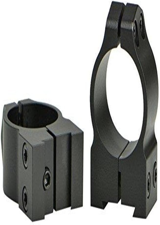 WARNE 1B1M CZ Permanently Attached Scope Rings, Solid Steel, Vertically Split, 1 inch, Med Matte