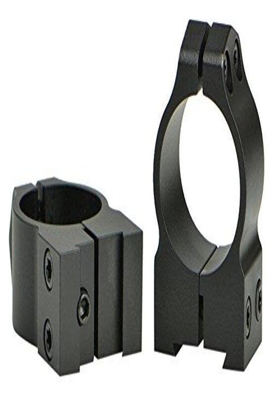 WARNE 1B1M CZ Permanently Attached Scope Rings, Solid Steel, Vertically Split, 1 inch, Med Matte