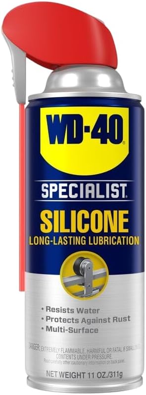 WD-40 Specialist Silicone Lubricant with SMART STRAW SPRAYS 2 WAYS, 11 OZ 1-Pack