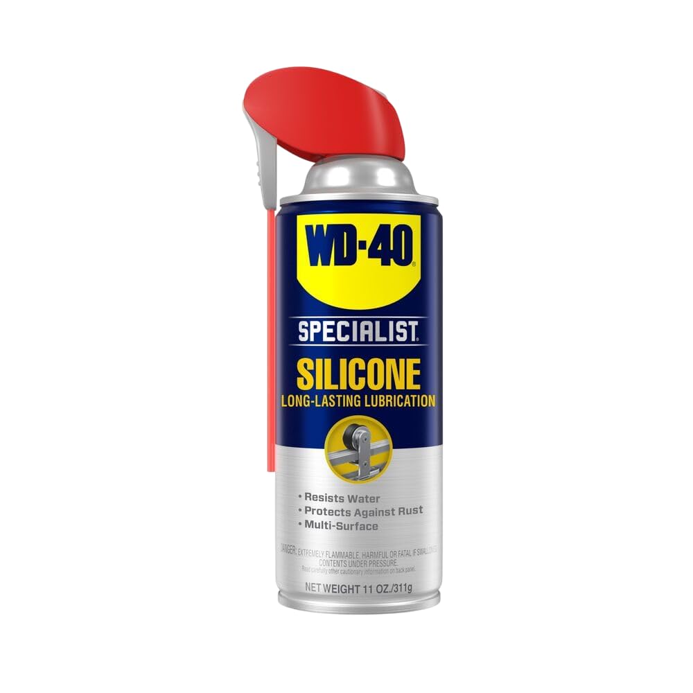 WD-40 Specialist Silicone Lubricant with SMART STRAW SPRAYS 2 WAYS, 11 OZ 1-Pack