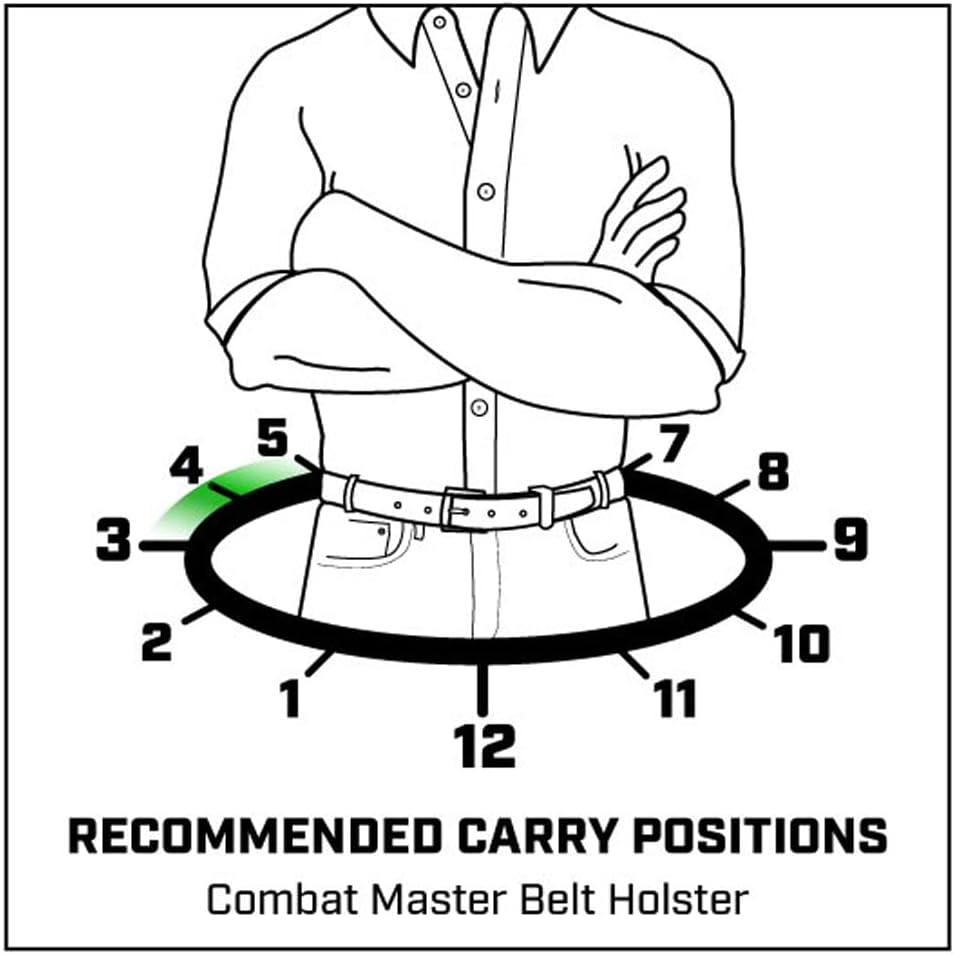 GALCO Combat Master Leather Belt Holster