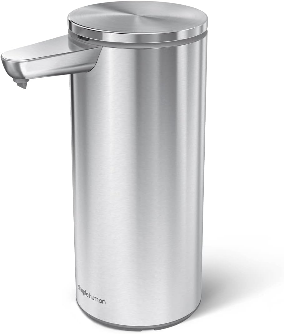 simplehuman Touch-Free Sensor Soap and Sanitizer Dispenser
