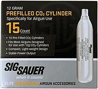 SIG SAUER 12 Gram Prefilled CO2 Cylinders for Airguns
