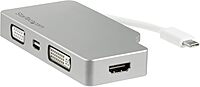 StarTech.com USB C Multiport Video Adapter with HDMI, VGA, Mini DisplayPort or DVI - or DVI (1080p)