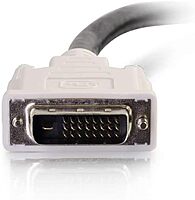 C2G Legrand DVI-D to DVI-D Video Cable, Male to Male Dual Link Digital Video Cable, Black Computer Cable, 2 Meter (6.6 Foot) Monitor Cable, 1 Count, C2G 26911 2 Meters/6.56 Feet