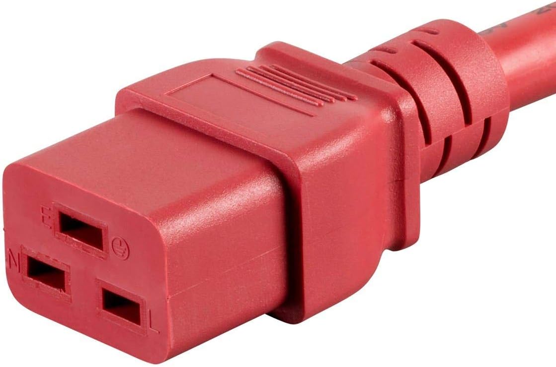 Monoprice Heavy Duty 12AWG 20A IEC C20 to C19 Power Extension Cord