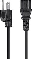 Monoprice Power Cord Cable NEMA 5-15P to IEC C13 - Black
