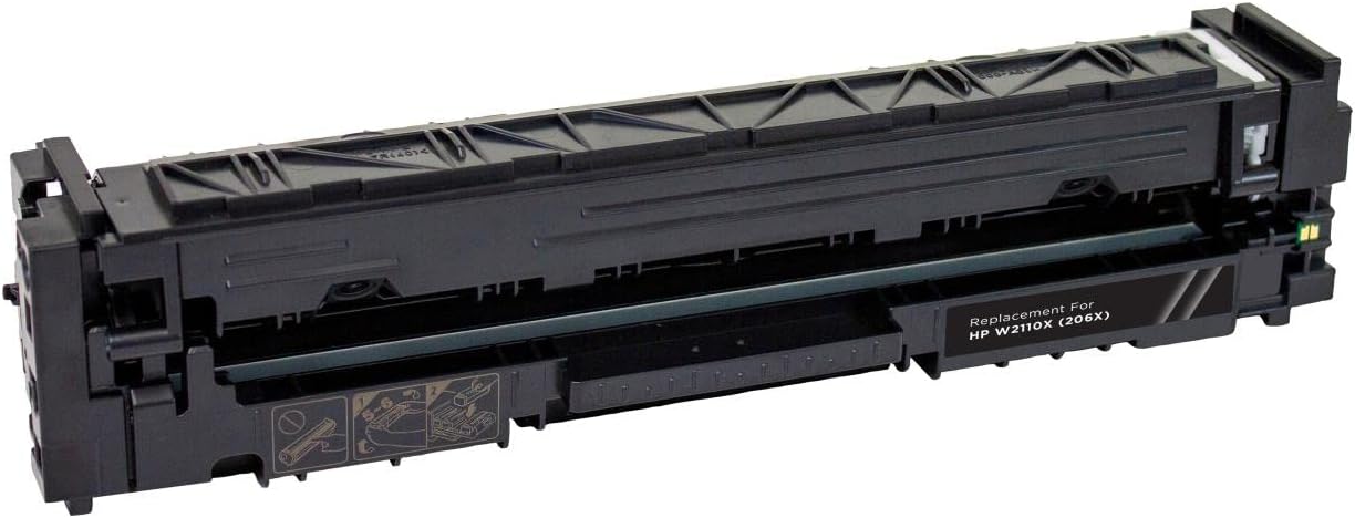 Clover Remanufactured High Yield Toner Cartridge Replacement for HP 206X (W2110X) | Black