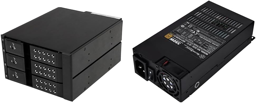 StarTech.com Drive Enclosure for 5.25" Serial Attached SCSI (SAS), SATA/600 - Serial ATA/600 Host Interface Internal - Black