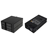 StarTech.com Drive Enclosure for 5.25" Serial Attached SCSI (SAS), SATA/600 - Serial ATA/600 Host Interface Internal - Black