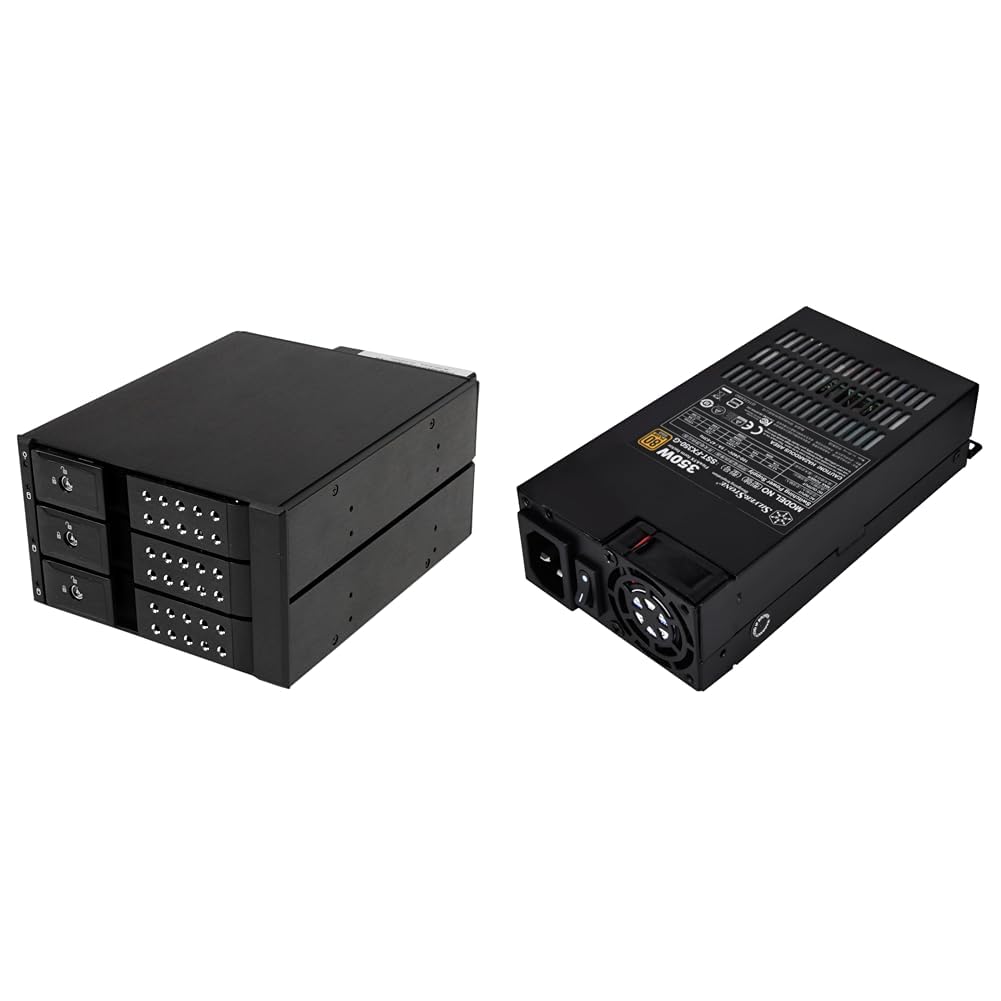 StarTech.com Drive Enclosure for 5.25" Serial Attached SCSI (SAS), SATA/600 - Serial ATA/600 Host Interface Internal - Black