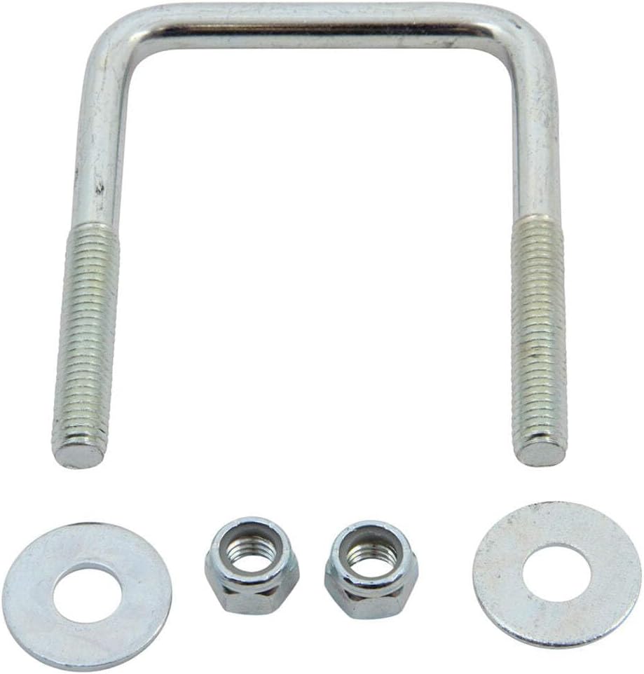 C.E. Smith Zinc U-Bolt 7/16"-14 X 3-1/8" X 4" w/Washers & Nuts - Square