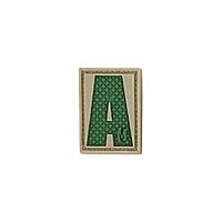 MAXPEDITION Letter A Morale Patch Arid