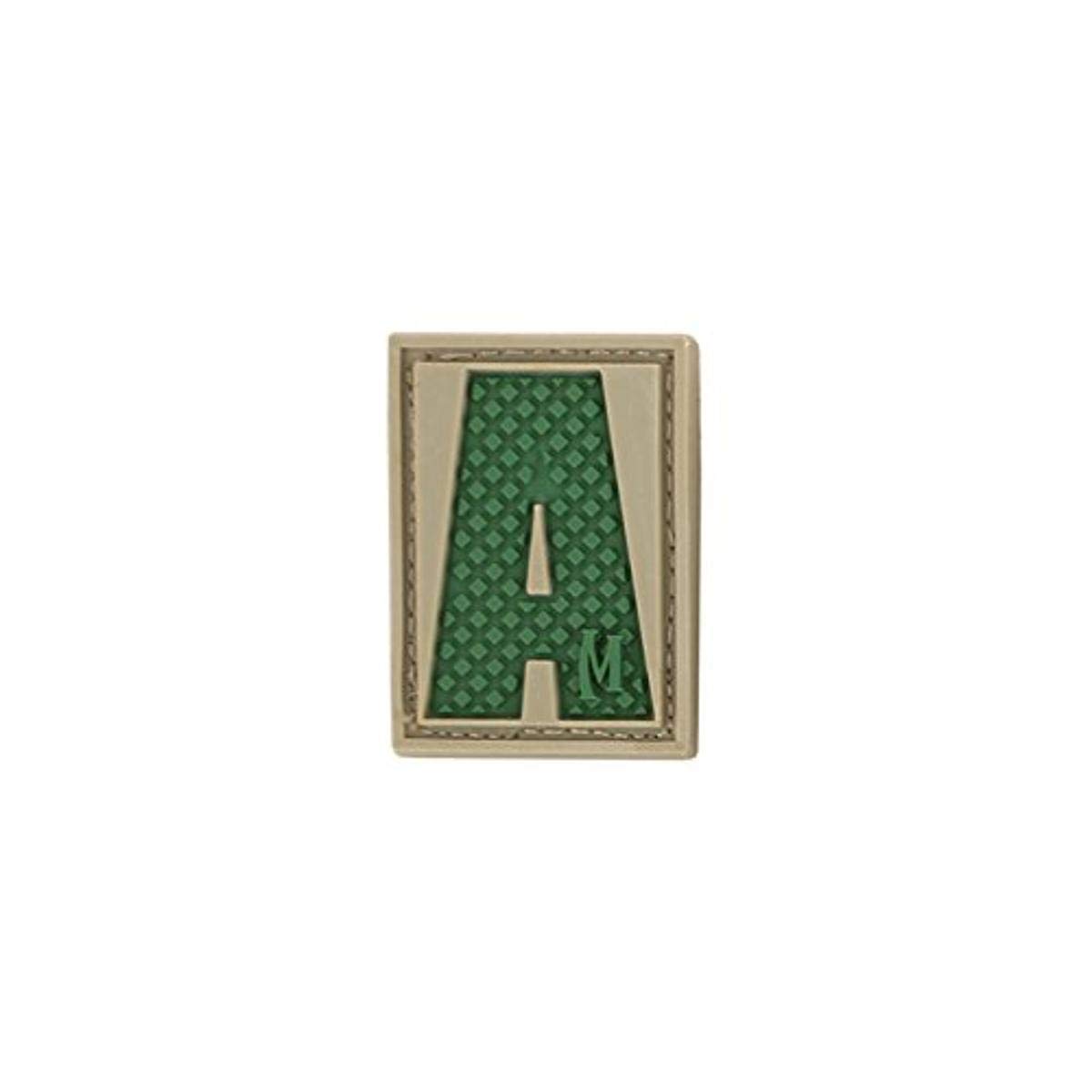 MAXPEDITION Letter A Morale Patch Arid