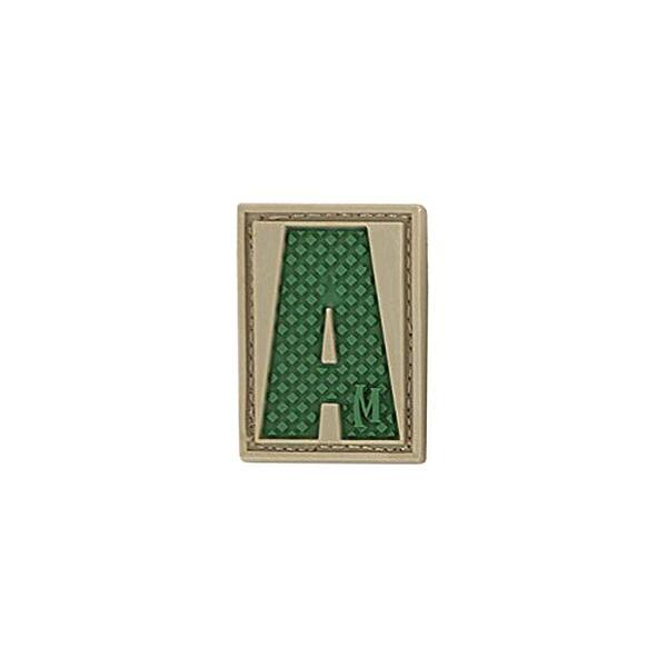 MAXPEDITION Letter A Morale Patch Arid