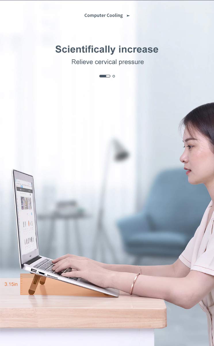 Oatsbasf Ultra Slim Laptop Stand Holder