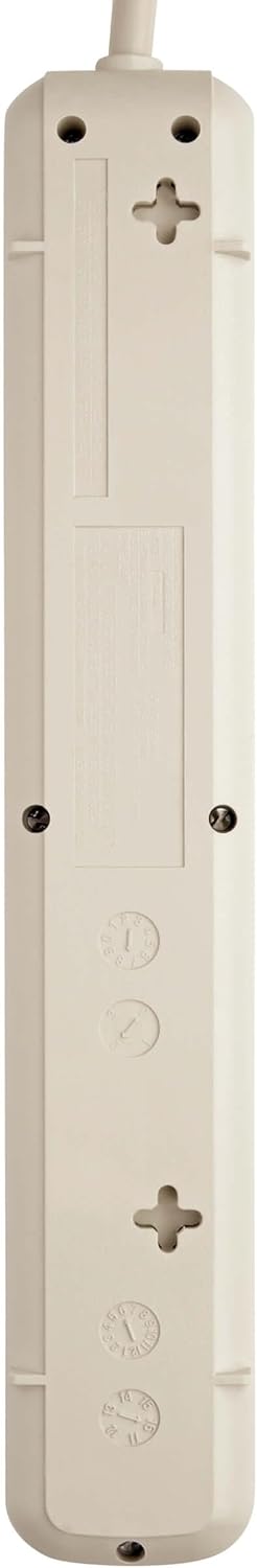 TRIPP LITE 7-Outlet Surge Protector Power Strip (6 Right-Angle + 1 Transformer), 4 ft Cord