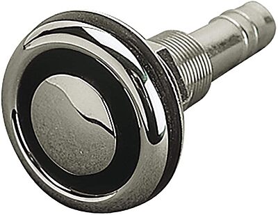 Sea-Dog Stainless Steel Flush Mount Gas Tank Vent 5/8" Hose - Straight