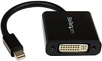 StarTech.com Mini DisplayPort to DVI Adapter, Mini DP to DVI-D Single Link Converter, 1080p Video, Passive