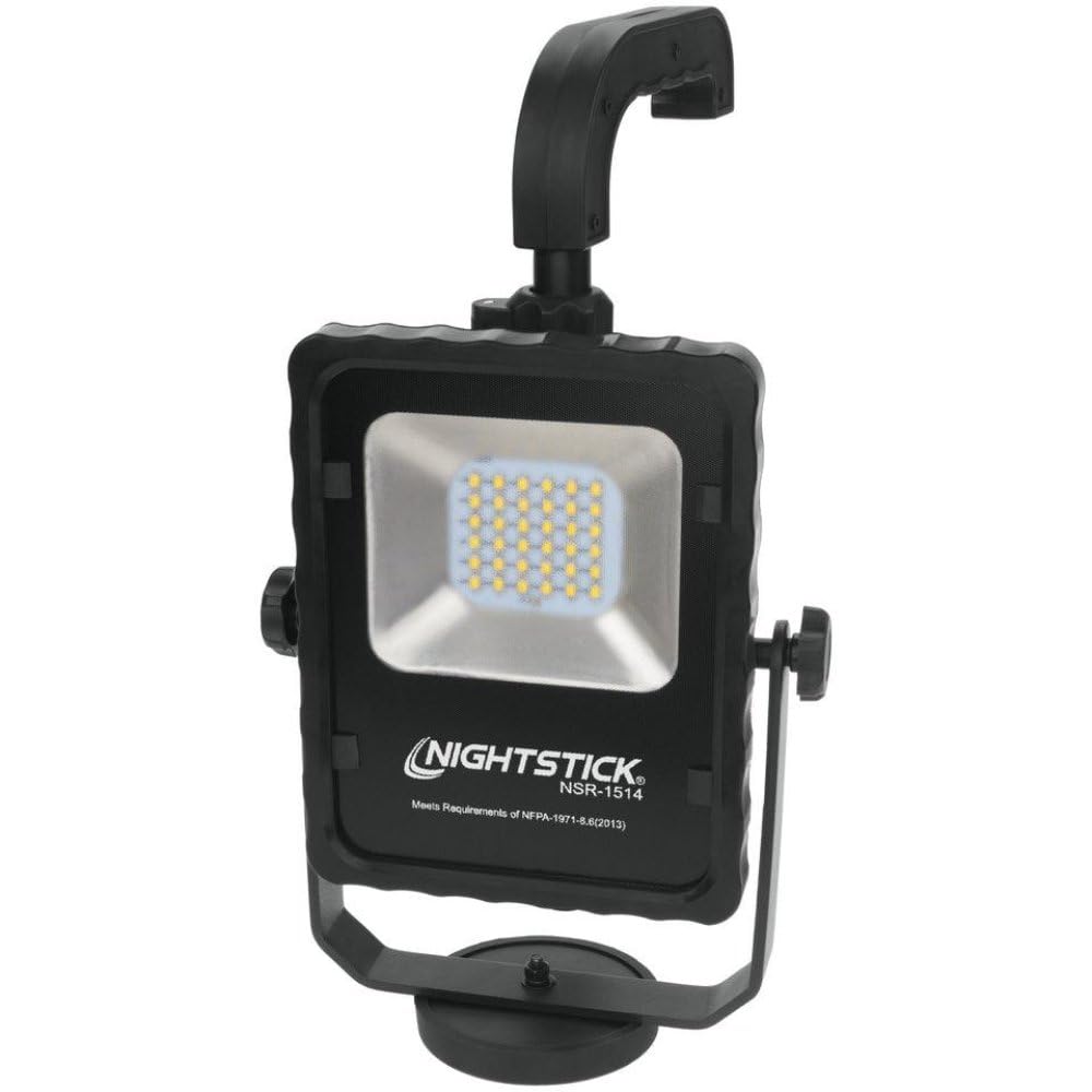 Nightstick NSR-1514 Rechargeable Led Area Light with Magnetic Baseblack