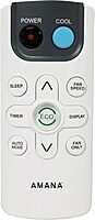Amana AMAP101BW 10,000 BTU 115V Digital Mounted Air Conditioner and Dehumidifier with Remote Control for Small-Medium 450