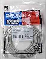 Tripp Lite Cat5e 350MHz Snagless Molded Patch Cable (RJ45 M/M) - Gray, 12 ft (N001-012-GY)