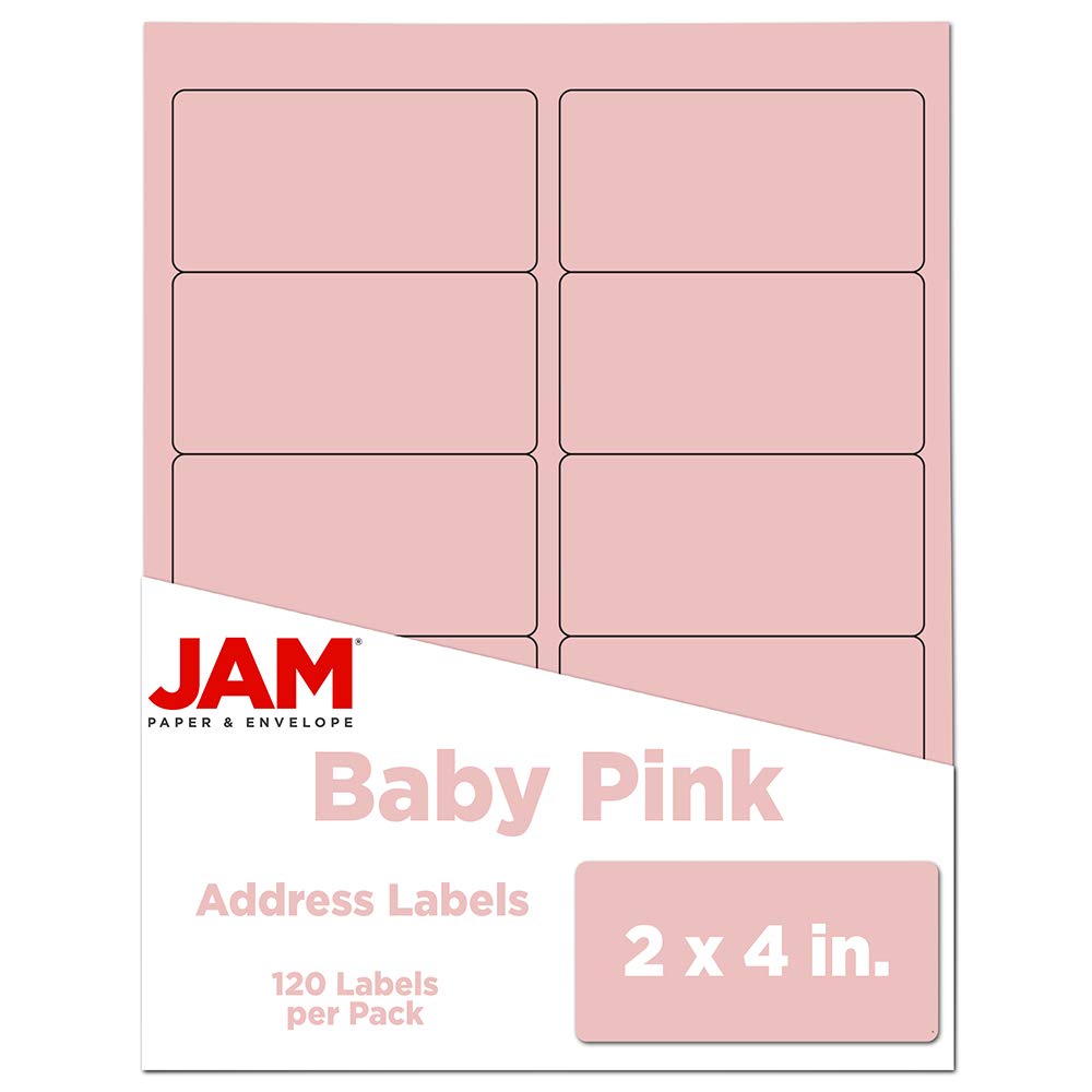 JAM PAPER Mailing Address Labels - Self-Adhesive Rectangular