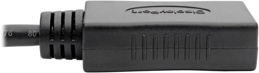 Tripp Lite 6in Mini DisplayPort to DisplayPort Video Adapter Converter Cable 2560x1600 @ 60Hz M/F 6" White (P139-06N-DP) 6