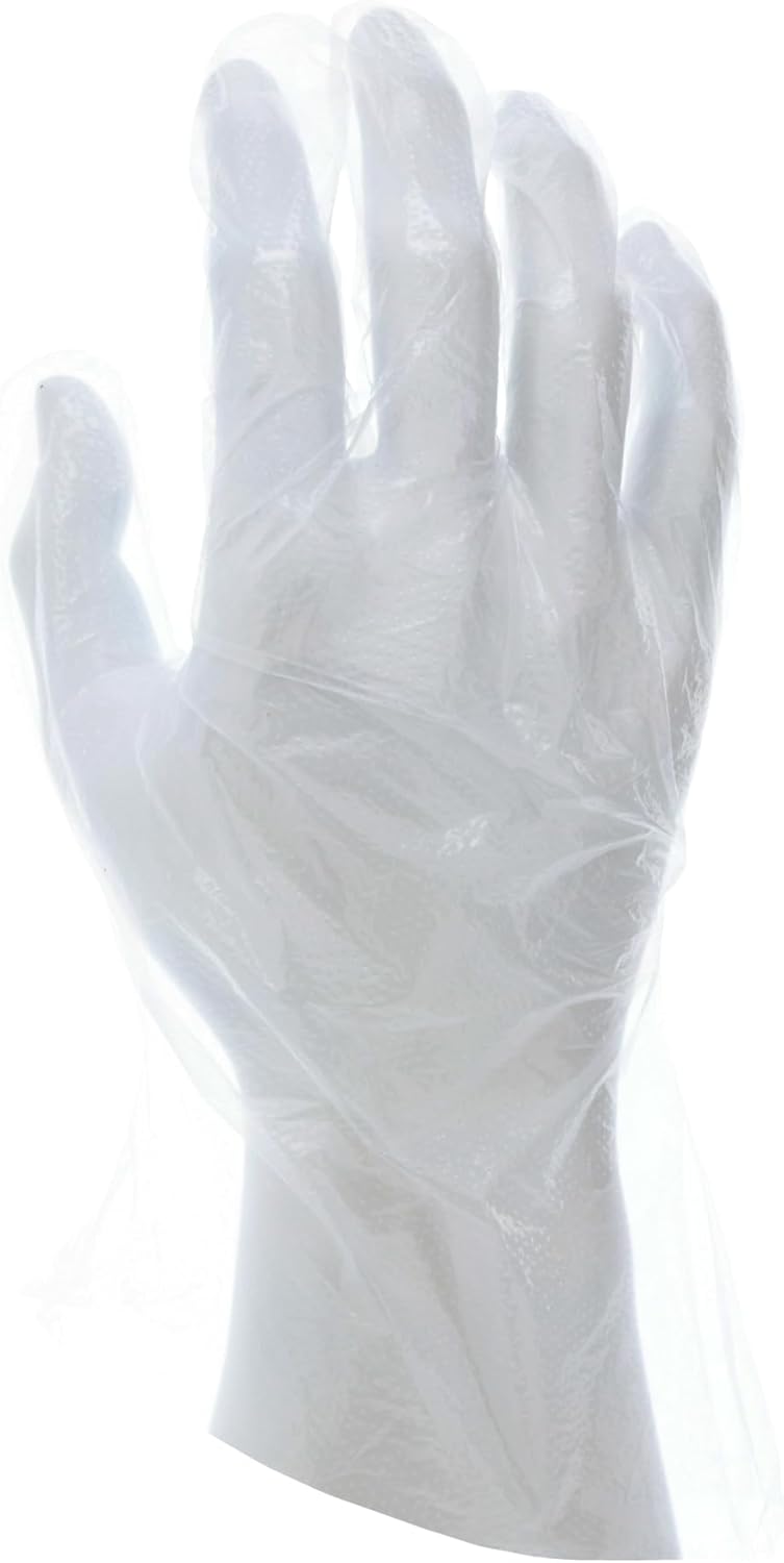 MCR Safety 5040 SensaGuard Polyethylene Disposable Industrial Food Service Grade Embossed Gloves