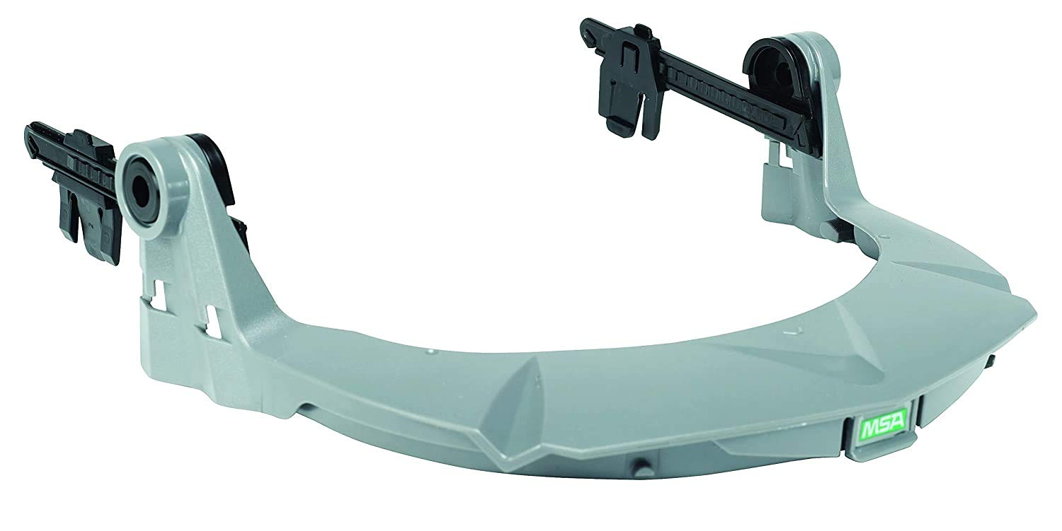 MSA 10121267 V-Gard Frame - Elevated Temperature Applications, Fits Cap-Style Hard Hats, Gray, Polycarbonate (PC), Non-Metal